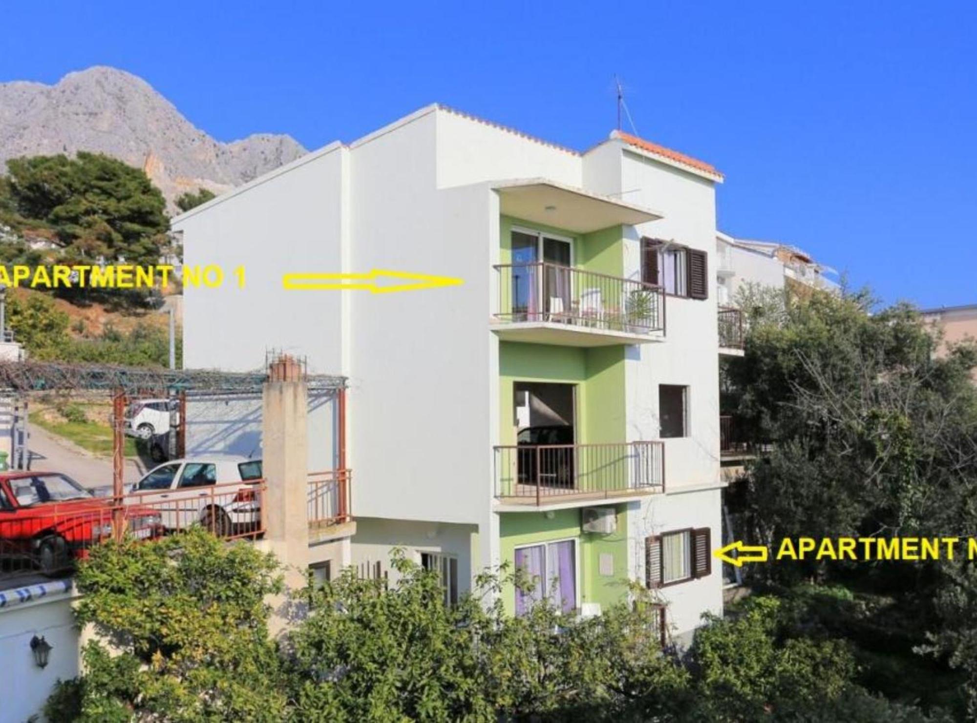 Apartments Roscic Podgora Bagian luar foto